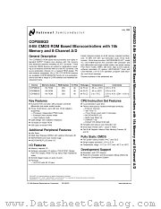COP988GD datasheet pdf National Semiconductor
