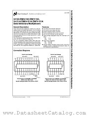 DM54151A datasheet pdf National Semiconductor