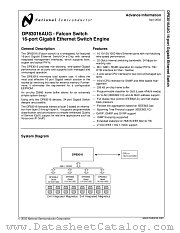 DP83016 datasheet pdf National Semiconductor