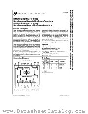 MM74HC193 datasheet pdf National Semiconductor