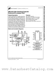 MF6 datasheet pdf National Semiconductor