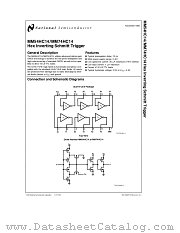 MM74HC14 datasheet pdf National Semiconductor