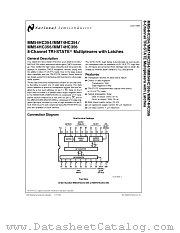 MM74HC354 datasheet pdf National Semiconductor