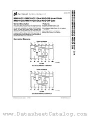 MM54HC58 datasheet pdf National Semiconductor