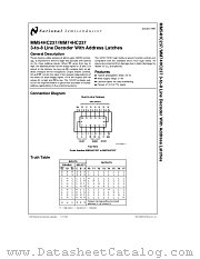 MM54HC237 datasheet pdf National Semiconductor