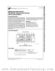 MM74HC534 datasheet pdf National Semiconductor