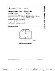 MM54HCT34 datasheet pdf National Semiconductor