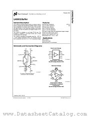 LH0002 datasheet pdf National Semiconductor