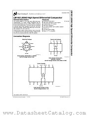 LM160 datasheet pdf National Semiconductor