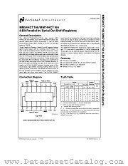 MM54HCT166 datasheet pdf National Semiconductor