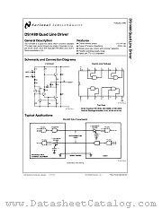 DS1488 datasheet pdf National Semiconductor