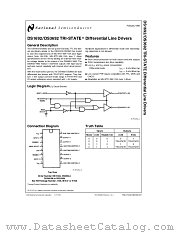 DS3692 datasheet pdf National Semiconductor