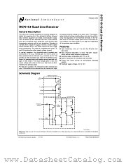 DS75154 datasheet pdf National Semiconductor