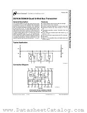 DS7838 datasheet pdf National Semiconductor