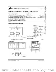 MM54C157 datasheet pdf National Semiconductor
