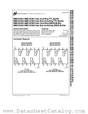 MM74C901 datasheet pdf National Semiconductor