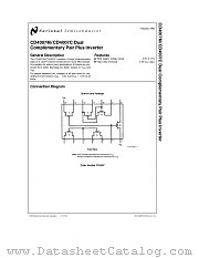 CD4007M datasheet pdf National Semiconductor