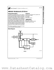 MM58201 datasheet pdf National Semiconductor