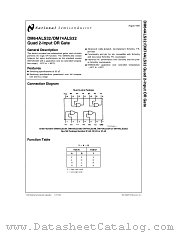 DM64ALS32 datasheet pdf National Semiconductor