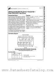 DM64ALS244B datasheet pdf National Semiconductor