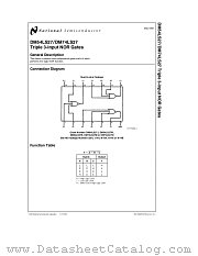 DM74LS27 datasheet pdf National Semiconductor