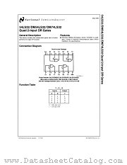 DM74LS32 datasheet pdf National Semiconductor