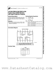 DM54LS38 datasheet pdf National Semiconductor