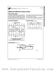 DM54LS75 datasheet pdf National Semiconductor