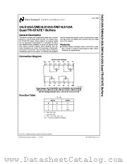 DM74LS125A datasheet pdf National Semiconductor