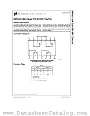 DM74LS126A datasheet pdf National Semiconductor