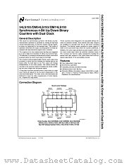 54LS193 datasheet pdf National Semiconductor