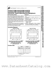 54LS257 datasheet pdf National Semiconductor