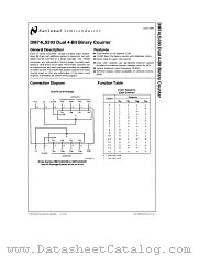 DM74LS393 datasheet pdf National Semiconductor