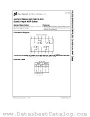 DM54LS02 datasheet pdf National Semiconductor