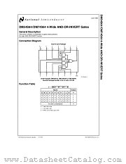 DM54S64 datasheet pdf National Semiconductor