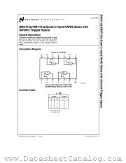 DM74132 datasheet pdf National Semiconductor
