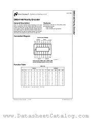 DM54148 datasheet pdf National Semiconductor