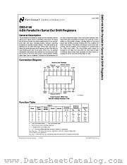 DM54166 datasheet pdf National Semiconductor