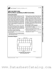 DM54184 datasheet pdf National Semiconductor