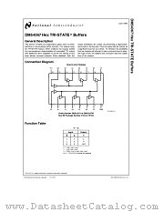 DM54367 datasheet pdf National Semiconductor