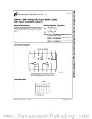 DM5401 datasheet pdf National Semiconductor