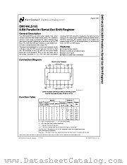 DM74ALS165 datasheet pdf National Semiconductor