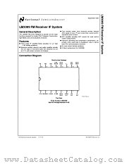 LM3089 datasheet pdf National Semiconductor