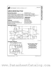 LM556C datasheet pdf National Semiconductor