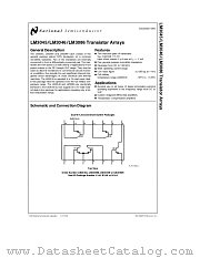 LM3046 datasheet pdf National Semiconductor