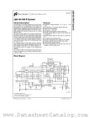 LM3189 datasheet pdf National Semiconductor