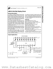 LM3916 datasheet pdf National Semiconductor