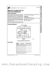 MM74HCT153 datasheet pdf National Semiconductor
