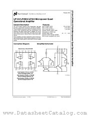 LP2902 datasheet pdf National Semiconductor