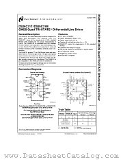 DS26C31M datasheet pdf National Semiconductor